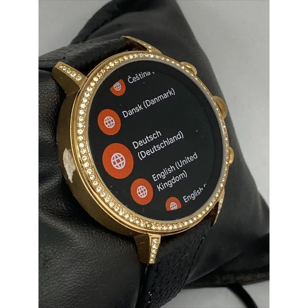 Fossil Gen 4 Authentic Digital Dial Smart Watch Custom Band FTW6015 CR176